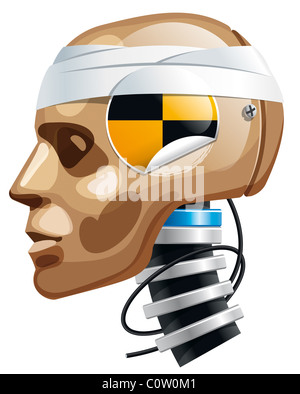 Crash test dummy Stock Photo