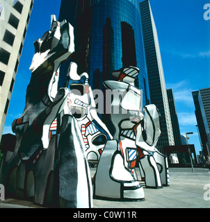 Jean Debuffet sculpture Houston Texas USA Stock Photo