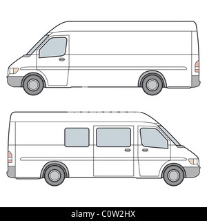 Minibus Stock Photo