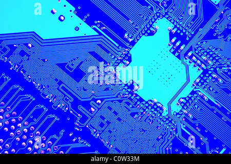 computer circuit Stock Photo