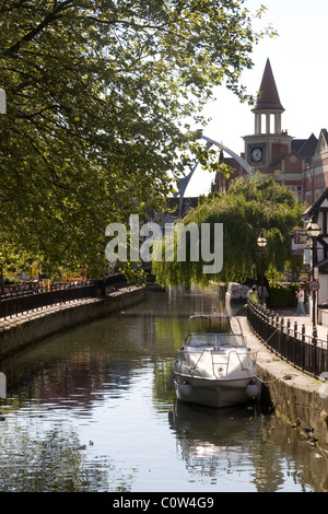 River Witham Lincoln Stock Photo