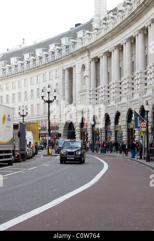 Street scene Regent Street/Piccadilly Circus City of Westminster London Stock Photo