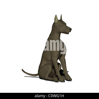 dog illustration Stock Photo