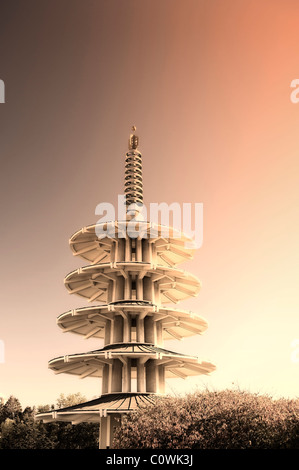 Usa, California, San Francisco, Japantown, Peace Pagoda Stock Photo