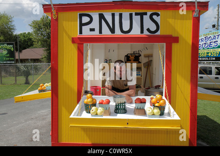 Orlando Florida,Christmas,State Road 50,roadside stand,boiled peanuts,tomatoes,tomatoes,produce,visitors travel traveling tour tourist tourism landmar Stock Photo