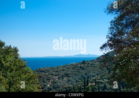 View Agios Stefanos, Corfu, Greece Stock Photo