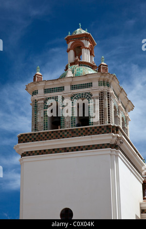 Basilica of the Virgen de la Candelaria, Church of Copacabana, Bolivia Stock Photo