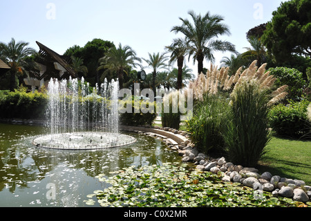 fountain in garden Stock Photo - Alamy
