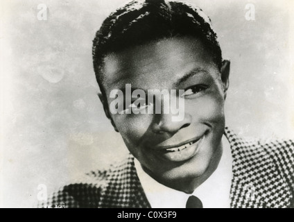 NAT KING COLE (1919-1965) American singer about 1964 Stock Photo