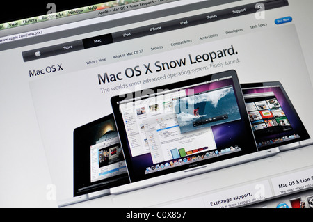 Mac os x leopard computer hi-res stock photography and images - Alamy