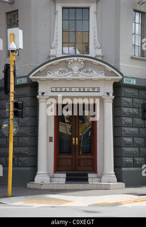 Logan Brown Restaurant, Cuba Street, Wellington, New Zealand Stock Photo