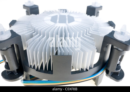 CPU cooler fan Stock Photo