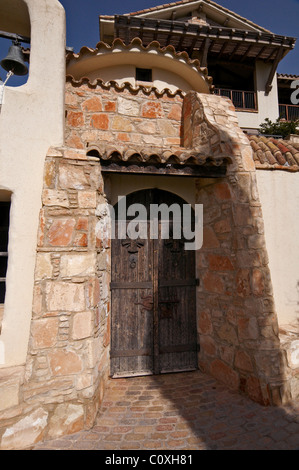 Exterior of All Saints Chapel at the Columbia Beach Resort Pissouri Cyprus Stock Photo