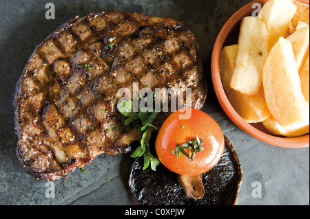 Rib eye steak Stock Photo