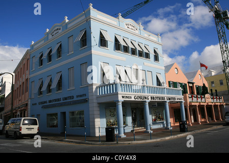 Scenes in and around Hamilton Bermuda Stock Photo