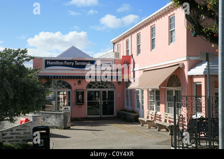 Scenes in and around Hamilton Bermuda Stock Photo