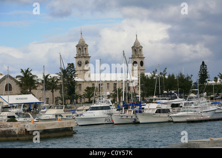 Royal Naval  dockyard Bermuda Stock Photo