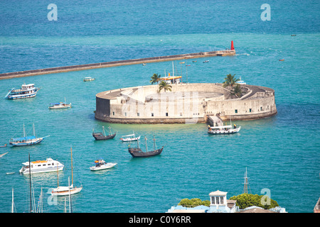 Forte Sao Marcelo, Salvador, Brazil Stock Photo