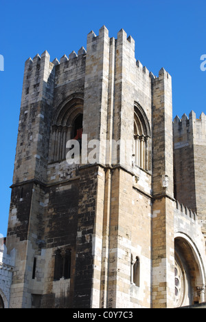 Sé Cathedral of Lisbon, Portugal Stock Photo