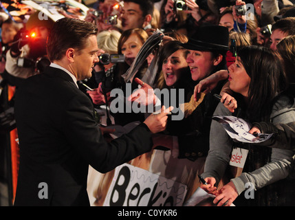 Leonardo DiCaprio   Revolutionary Road UK film premiere held at the Odeon Leicester Square - Arrivals London, England - Stock Photo