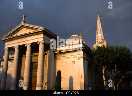 St Remy de provence France Collegiate Church Of St Martin Exterior Stock Photo