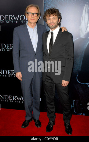 Bill Nighy and Michael Sheen Los Angeles premiere of 'Underworld: Rise of the Lycans' at Arclight Hollywood Los Angeles, Stock Photo
