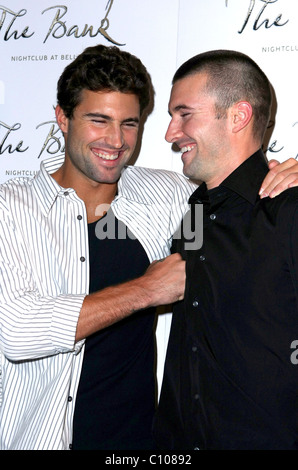 Brody Jenner and his brother Brandon Jenner Brody Jenner celebrates the launch of his TV series 'Bromance' at The Bank Stock Photo