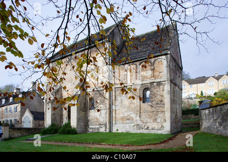 St Laurence, Bradford On Avon, Wiltshire. Saxon church dating to 10th or 11th century Stock Photo