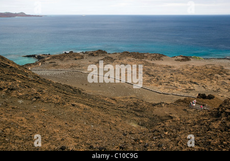 Bartolome Island Landscape - Galapagos Islands, Ecuador Stock Photo