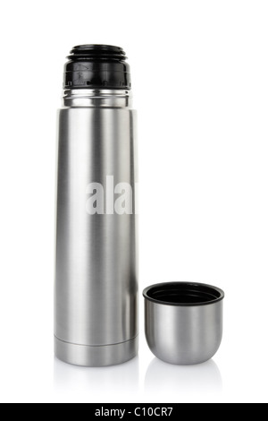 Thermos Flask with stopper and cup C/u Stock Photo - Alamy