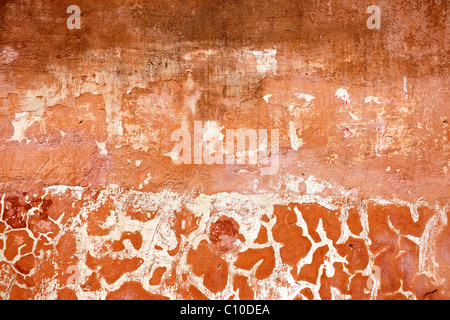 Orange Pain Peeling textured background Stock Photo