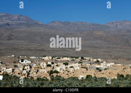 The Omani village of Al Hamra. Stock Photo