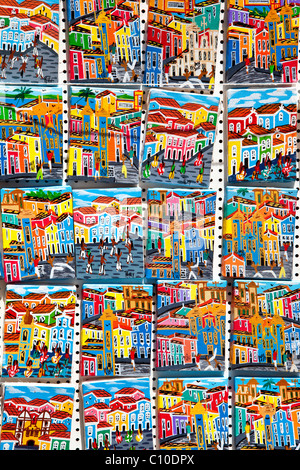 Souvenirs in Pelourinho or the old town, Salvador, Brazil Stock Photo