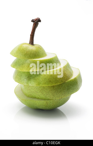 Sliced Pear Stock Photo