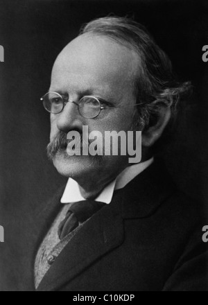 British physicist Sir Joseph John 'J. J.' Thomson (1856 - 1940) - winner of the Nobel Prize in Physics in 1906. Stock Photo