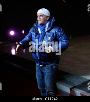 DJ Ötzi (Gerry Friedle) performing live Holiday on Ice premiere 'Elements' at Tempodrom Berlin, Germany - 18.02.09 AEDT/ Stock Photo