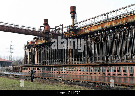 Disused coking plant, coke oven block, Zollverein Coal Mine Industrial Complex, Essen-Stoppenberg, Ruhr area Stock Photo