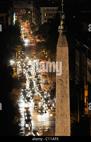 View from the Pincio to the Piazza del Popolo, Rome, Italy, Europe Stock Photo