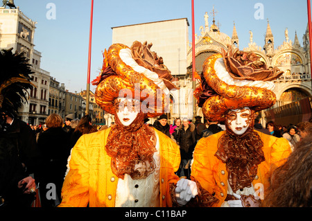 Masks, Carnevale, carnival in Venice, Veneto, Italy, Europe Stock Photo