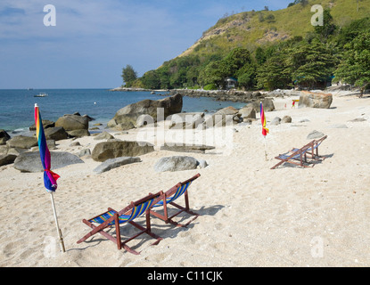 Beach in Ao Sane Bay, Phuket Island, South Coast, Southern Thailand, Thailand, Southeast Asia, Asia Stock Photo