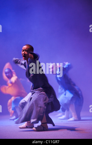 Monks from the Shaolin monastery, performance in Berlin, Germany, Europe Stock Photo