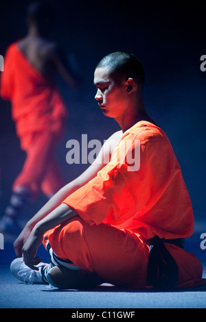 Monks from the Shaolin monastery, performance in Berlin, Germany, Europe Stock Photo