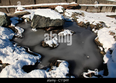 snow and ice Stock Photo