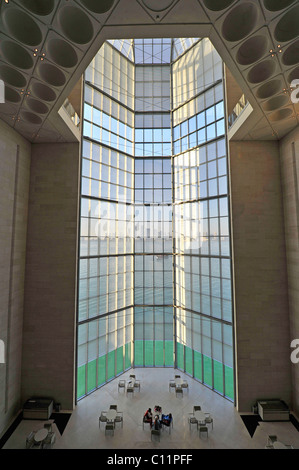 Interior shot of the atrium, Museum of Islamic Art, designed by I.M. PEI, Corniche, Doha, Qatar, Persian Gulf, Middle East, Asia Stock Photo