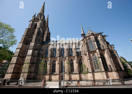 Elisabethkirche church, Marburg, Hessen, Germany, Europe Stock Photo