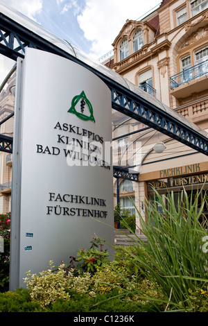 Asklepios Clinics Bad Wildungen in the Fuerstenhof, specialist clinic, Bad Wildungen, Hesse, Germany, Europe Stock Photo