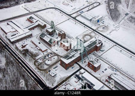 Aerial picture, EWALD industrial site, former mining site, structural change, Herten, Ruhr Area, North Rhine-Westphalia Stock Photo