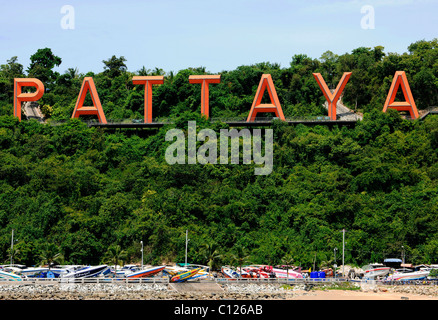 Logo Pattaya, Thailand, Asia Stock Photo