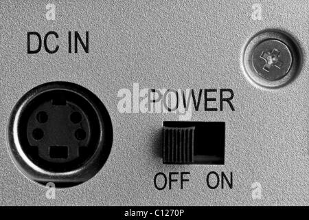 On-off switch, power button Stock Photo