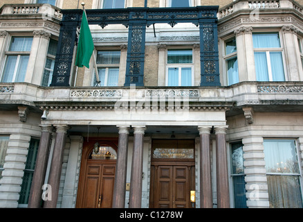 Libyan Embassy, Knightsbridge, London Stock Photo